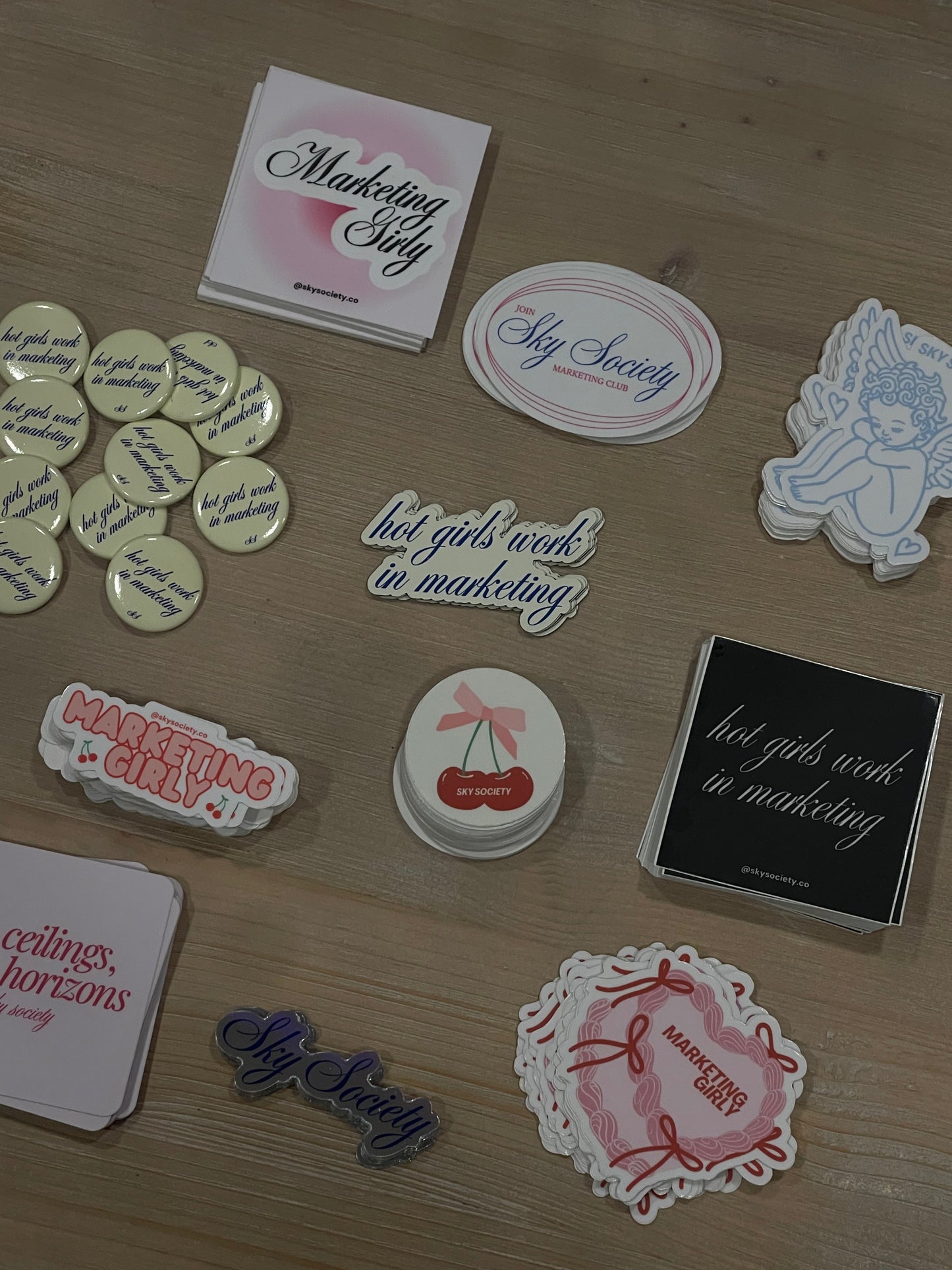 Sky Society Sticker Bundle (5 for $5)